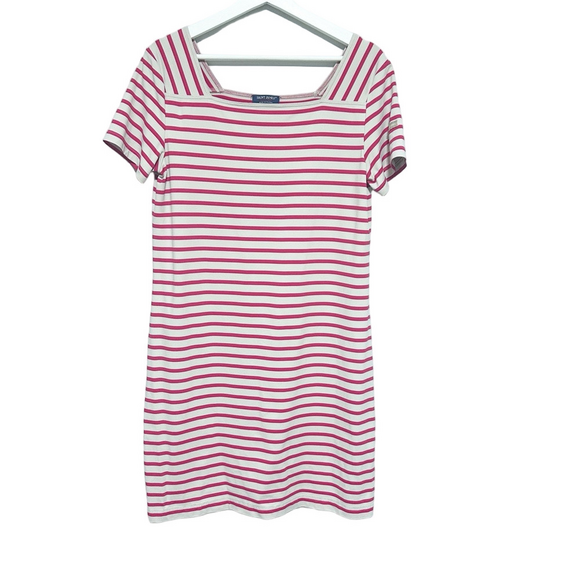 Saint James Dresses & Skirts - Saint James Pink and White Striped Mini Dress